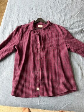 NWOT Marine Layer plaid flannel shirt